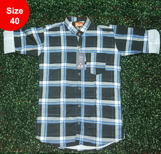 Men's Awesome Black Checked Jacket